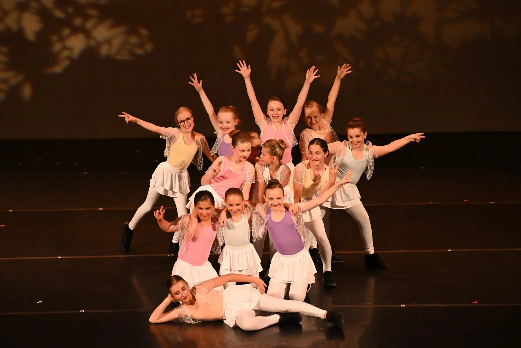 FLBA hip hop dancers in performance